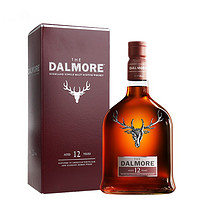 PLUS会员：THE DALMORE 大摩 12年 单一麦芽 苏格兰威士忌 700ml 单瓶