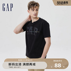 Gap 盖璞 男女装山系LOGOT恤纯棉短袖夏季2023新款610169情侣装