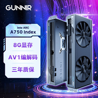 GUNNIR 蓝戟 Intel Arc A750 Index 8G 2050MHz