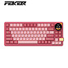 FEKER K75 83键 2.4G蓝牙 多模无线机械键盘 草莓熊 柯基轴 RGB