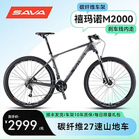 SAVA 萨瓦 2.0 山地自行车 29寸银灰（建议身高165-190）