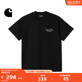 carhartt WIP 短袖T恤男装复古风LOGO图案印花时尚卡哈特222006J