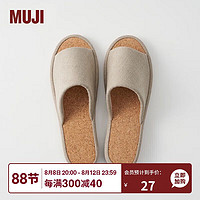 MUJI 無印良品 男女同款拖鞋 JKB6CC3S