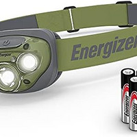 Energizer 劲量 LED 头灯手电筒 适用于户外、露营、跑步、风暴、生存