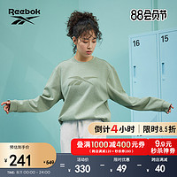 Reebok 锐步 官方2023春季新款男女同款针织套头印花卫衣23RMS305U