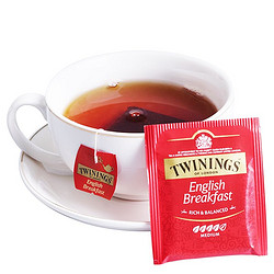 TWININGS 川宁 英国TWININGS川宁英式早餐红茶2g*50袋至24年11月