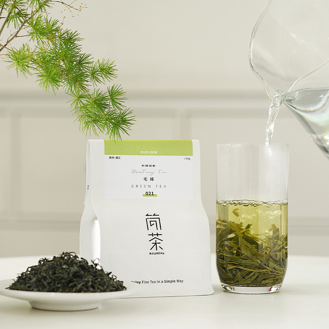 PUYU 朴郁 头春新茶毛峰 明前采摘头春绿茶湄潭毛峰贵州毛峰50g/袋