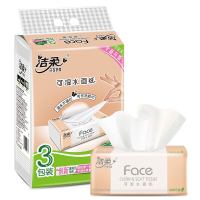 C&S 洁柔 Face纸自然无香3层120抽3包