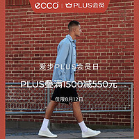 PLUS会员：ecco 爱步 特途系列 男士休闲皮鞋 512274