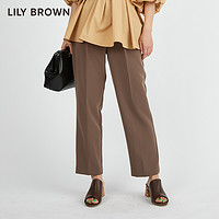 Lily Brown 秋冬 简约百搭纯色高腰直筒休闲裤LWFP214179