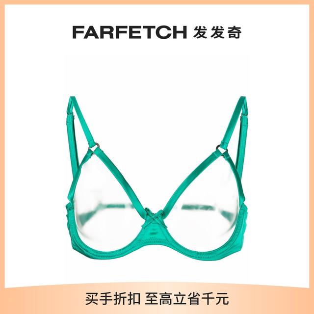 Fleur du Mal 女士Ouvert 丝绸混纺文胸FARFETCH发发奇