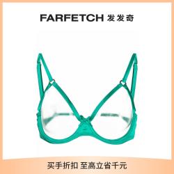 Fleur du Mal 女士Ouvert 丝绸混纺文胸FARFETCH发发奇