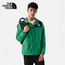 THE NORTH FACE 北面 冲锋衣男2023春季新款户外登山服防风防泼水透气连帽夹克外套 PK1/绿色 L