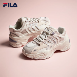 FILA 斐乐 官方鱼刺2代老爹鞋女鞋3M反光休闲鞋厚底鞋子增高运动鞋
