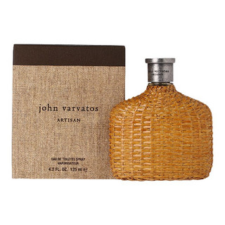 黑卡会员：john varvatos 艺术工匠藤编男士淡香水 EDT 125ml