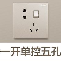 legrand 罗格朗 TCL-罗格朗 罗格朗(Legrand)开关插座面板仕典金色多孔tcl五孔86型墙壁空调面板16a插座带usb多孔开关