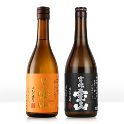 樱尾 sakurao日本进口烧酒 富乃宝山720ml 吉兆宝山 720ml 组合装