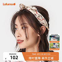 Lafuma 乐飞叶 户外露营骑行印花防晒速干围脖方巾女头巾百搭丝巾