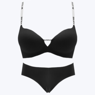 Glambody MAGIC NATURAL LINE 682305 无钢圈聚拢字母文胸套装