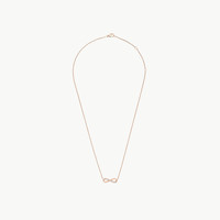DE BEERS 戴比尔斯 INFINITY系列 J4FU07Z00K 几何项链 0.06克拉 45cm