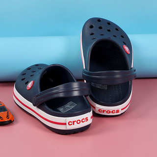 卡骆驰（crocs）童鞋 男童女小孩洞洞鞋 户外运动鞋沙滩鞋舒适透气休闲凉鞋拖鞋 204537-485 C8(24-25/150mm)