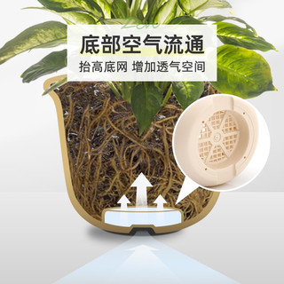 IRIS 爱丽思 爱丽丝树脂花盆5号