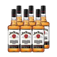 JIM BEAM 金宾 白占边 美国 调和型 威士忌 洋酒 200ml * 6瓶