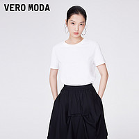 Vero Moda新款T恤夏季白色纯棉打底夏装内搭短袖上衣▲ S85本白色 S