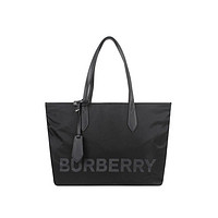 黑卡会员：BURBERRY 博柏利 新款女包尼龙中号托特包手提包单肩包时尚潮流 80528651