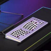 MOJIKE 魔极客 M6 68键 有线机械键盘套件 香芋紫 RGB