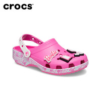 crocs 卡骆驰 女士洞洞鞋 208817 电光粉 37/38