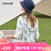 Lafuma 乐飞叶 户外皮肤衣 连帽印花网眼快干透气休闲运动风 LFJA1AP51