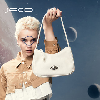 JACD小众设计师包包女2023新款法棍腋下包高级感银色手提包单肩包