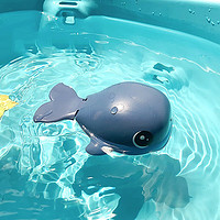 imybao 麦宝创玩 幼儿捏捏叫喷水捞鱼戏水玩具套装玩水戏水鲸鱼-颜色随机1只