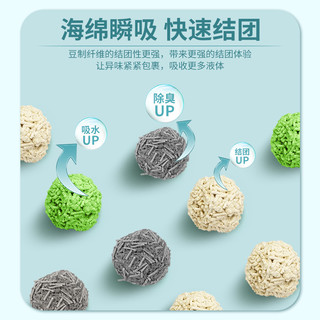prominent 派得 豆腐猫砂除臭无尘幼猫豆腐砂非膨润土猫沙大袋满结团可冲马桶2kg