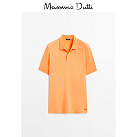 Massimo Dutti 男装棉网眼布纯棉休闲短袖POLO衫00725275639