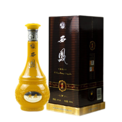 西凤酒 西凤  2017年  黄鼎白酒52度浓香型 500ml单瓶礼盒装