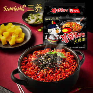 SAMYANG/三养 超辣甜辣味 方便面 140g*5袋