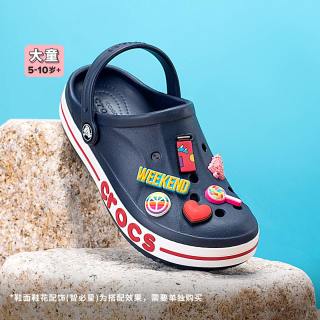 crocs 儿童沙滩洞洞鞋舒适拖鞋春夏大童男女童凉鞋