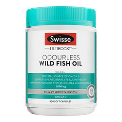 Swisse 斯维诗 直播专享】swisse斯维诗深海鱼油软胶囊 omega3中老年1000mg400粒