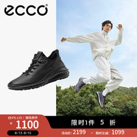 ecco 爱步 运动休闲鞋男新款轻盈缓震防滑运动鞋男 适动360 821304 黑色82130401001 42