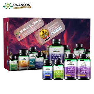 SWANSON 斯旺森 玛卡淫羊藿刺蒺藜+成人益生菌+淫羊藿玛咖+番茄红素睾酮素 24年3月到期