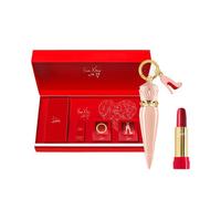 Christian Louboutin 女王权杖 光耀定制唇膏 #001G 粉壳环扣粉色高跟鞋礼盒 3.6g