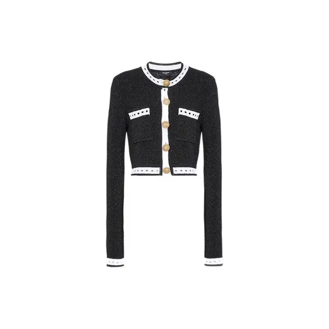 BALMAIN 巴尔曼 女士圆领针织衫 BF1KL101KE74