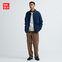 UNIQLO 优衣库  UNIQLO 优衣库 男装/女装/情侣工装长裤灯芯绒直筒休闲裤子棉质宽松466370