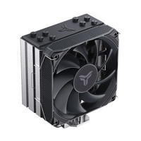 JONSBO 乔思伯 PISA A4黑色 塔式性能级CPU散热器(FDB轴承/高效4热管/PWM风扇/多平台/附硅脂)