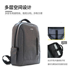 Select 商务双肩包背包   旅行包电脑包