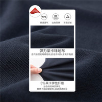 佐丹奴裙子女装弹力棉刺绣宽松连袖POLO连衣裙 05462455