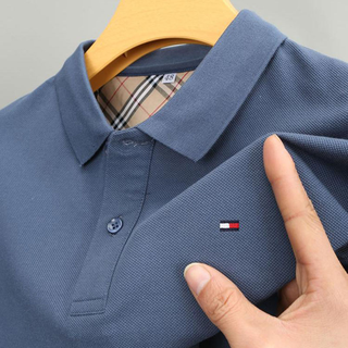 TOMMY HILFIGER Tommy汤米正品夏季短袖T恤男上衣休闲宽松透气商务薄款男士polo衫