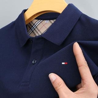 TOMMY HILFIGER Tommy汤米正品夏季短袖T恤男上衣休闲宽松透气商务薄款男士polo衫